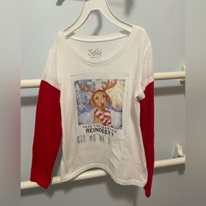 Justice Adorable Puppy Reindeer Shirt